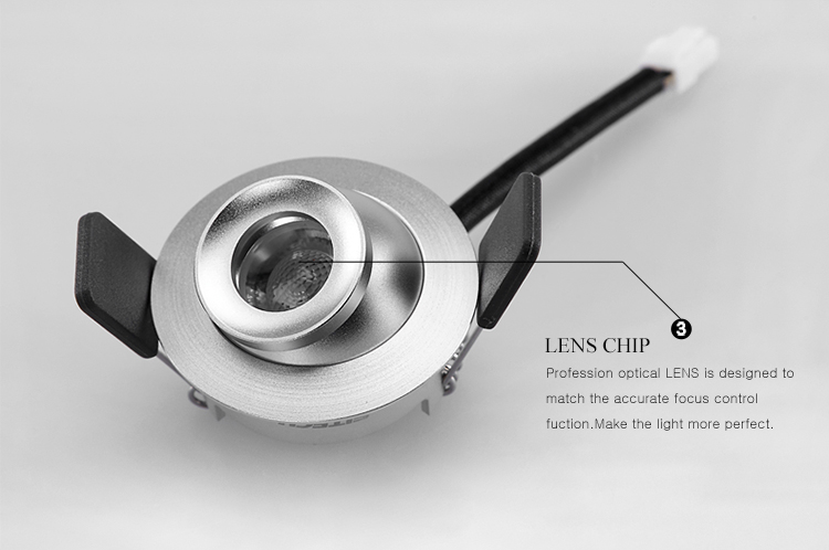 special lens for 1w mini led recessed light