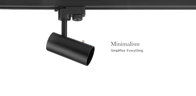 multi beam angle led track spot light with simple appearance