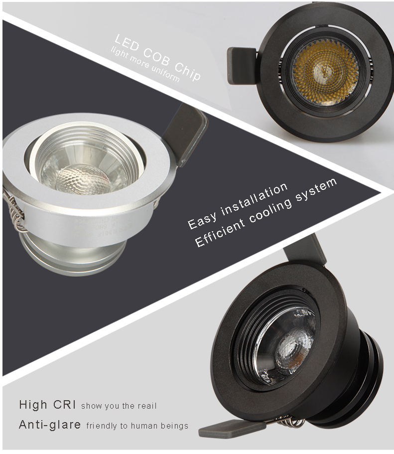features of narrow beam angle led downlight
