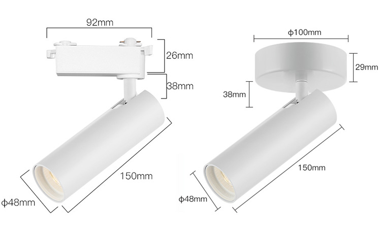 0-10V dimming LED TRACK spotlight