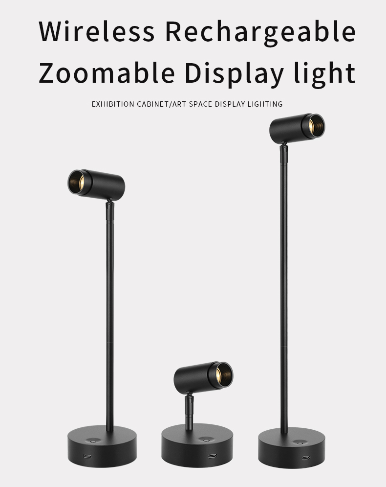 3w led display light rechargeable Jewelry Spot Light Battery