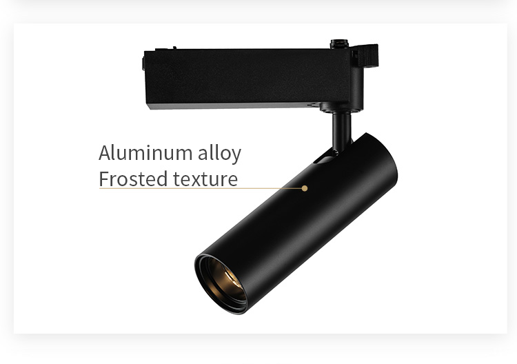 Aluminum alloy good heat dissipation LED Track Spotlight