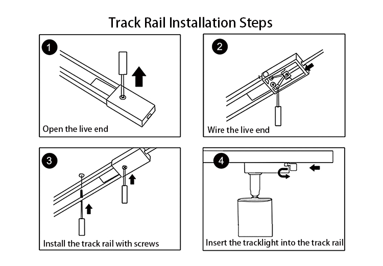 track rail installation steps